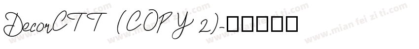 DecorCTT (COPY 2)字体转换